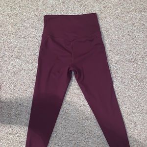 Girlfriend collective plum legging - worn once
